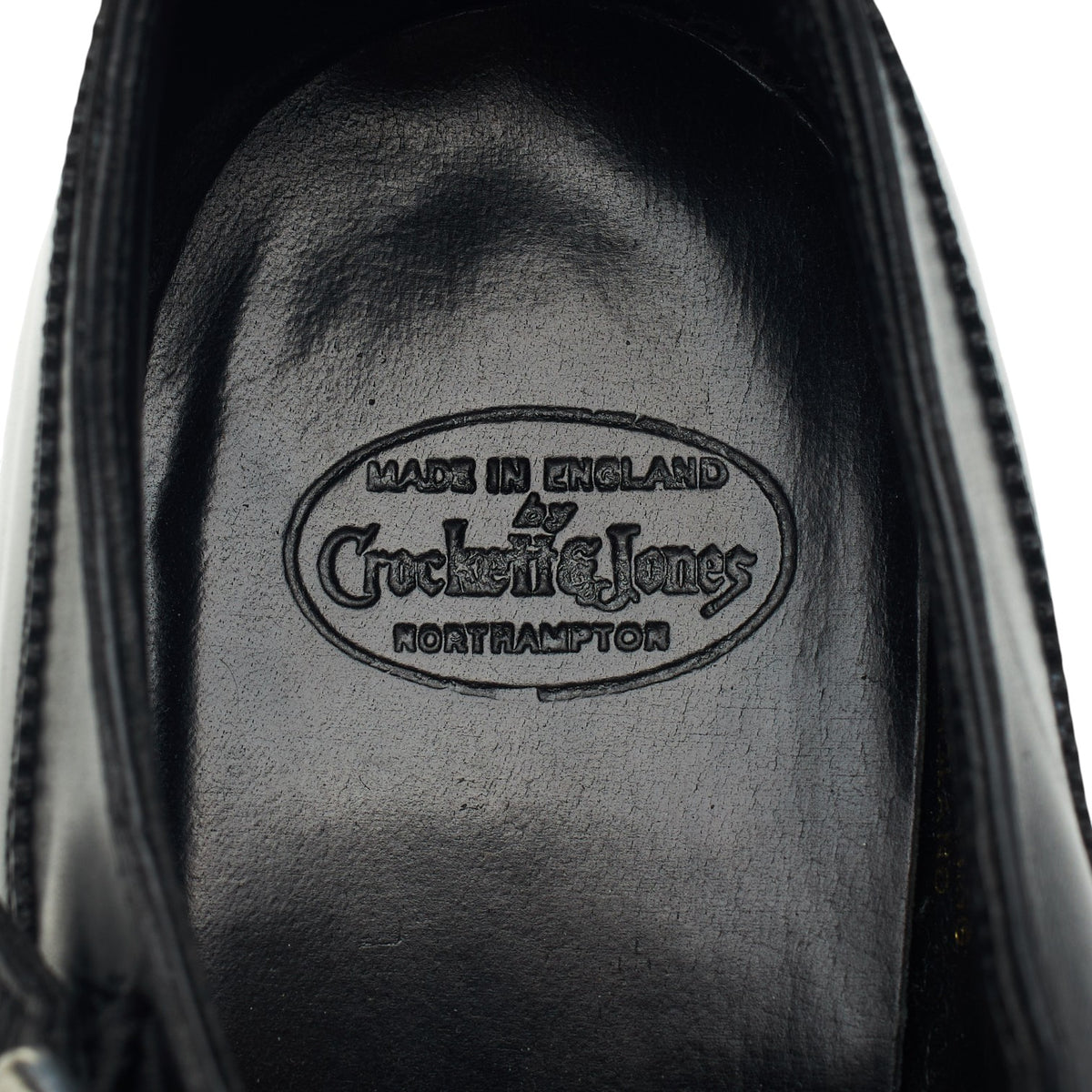 'Winston' Black Leather Monk Strap UK 9 E