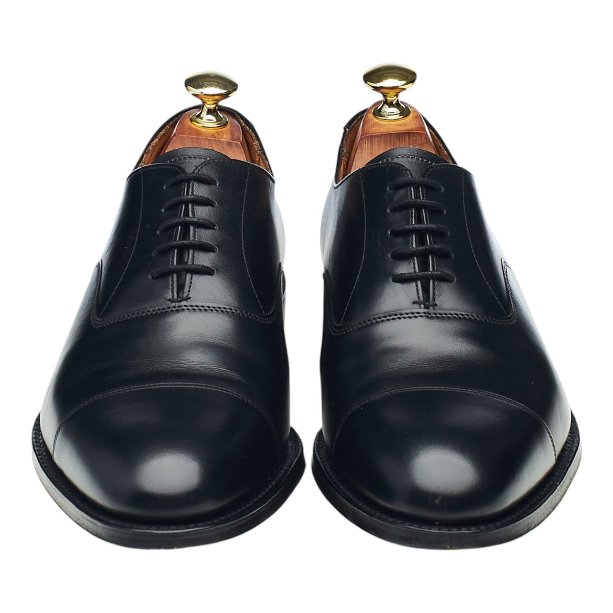 'Lime' Black Leather Oxford UK 7.5 F
