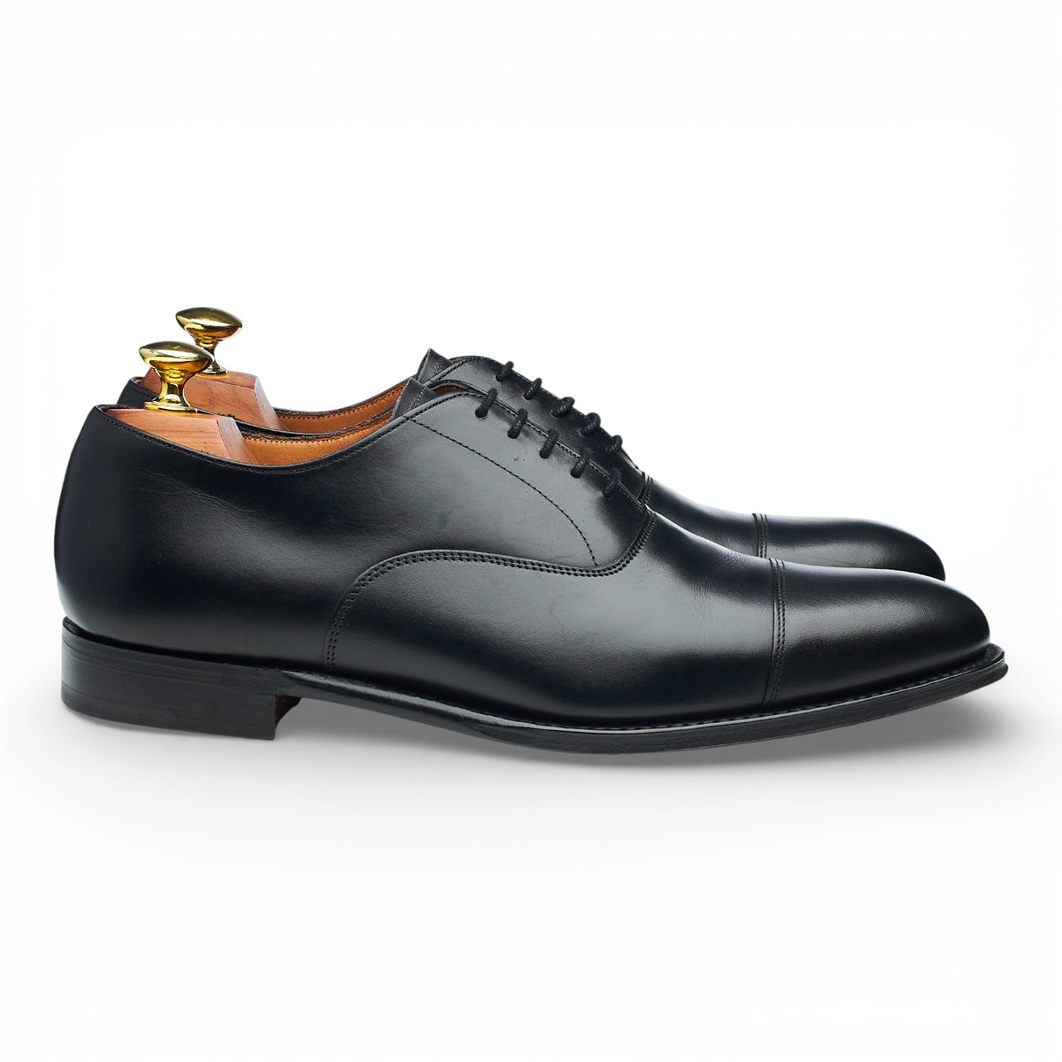 'Lime' Black Leather Oxford UK 7.5 F