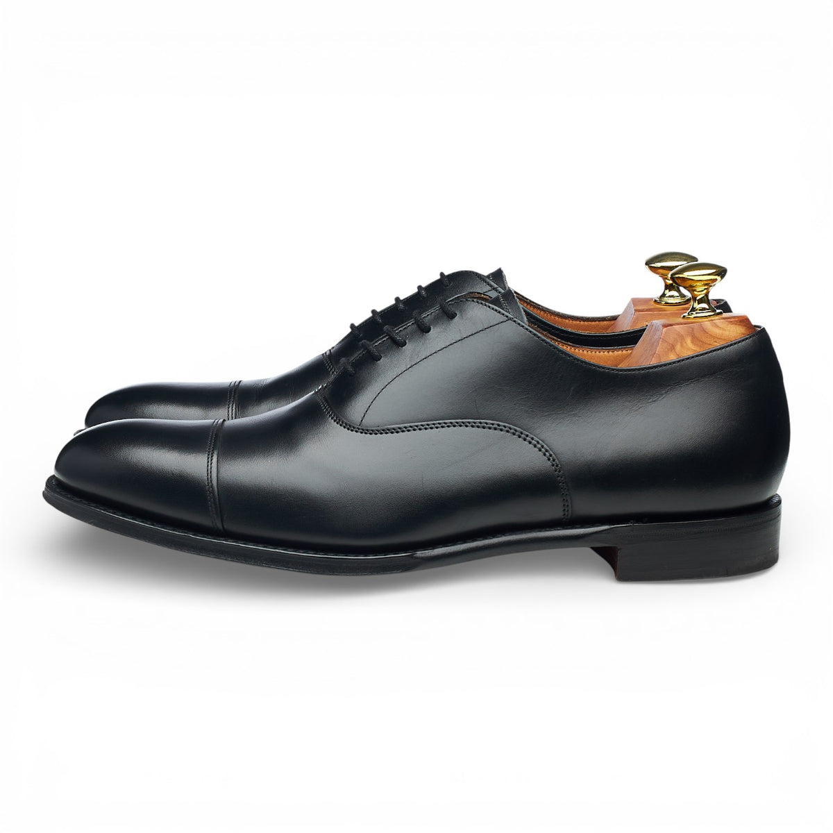'Lime' Black Leather Oxford UK 7.5 F