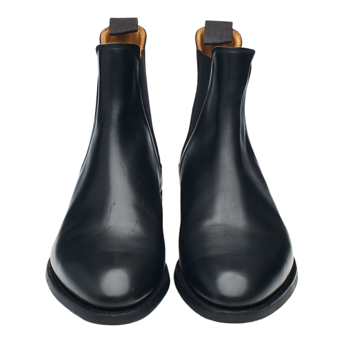 Women's 'Rachel' Black Leather Chelsea Boots UK 5 C