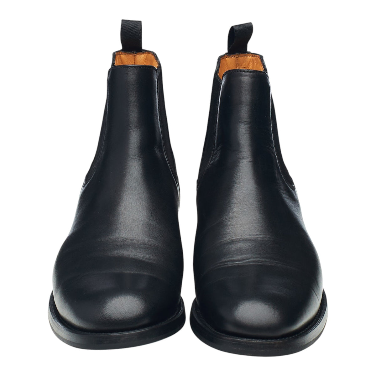 Women's 'Monmouth' Black Leather Chelsea Boots UK 3.5 EU 36.5