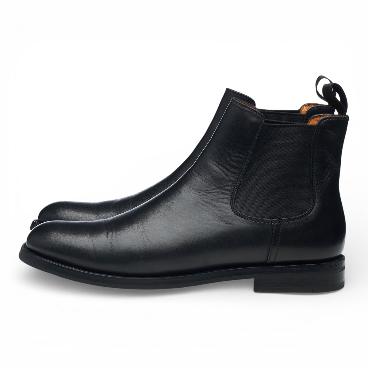 Women's 'Monmouth' Black Leather Chelsea Boots UK 3.5 EU 36.5