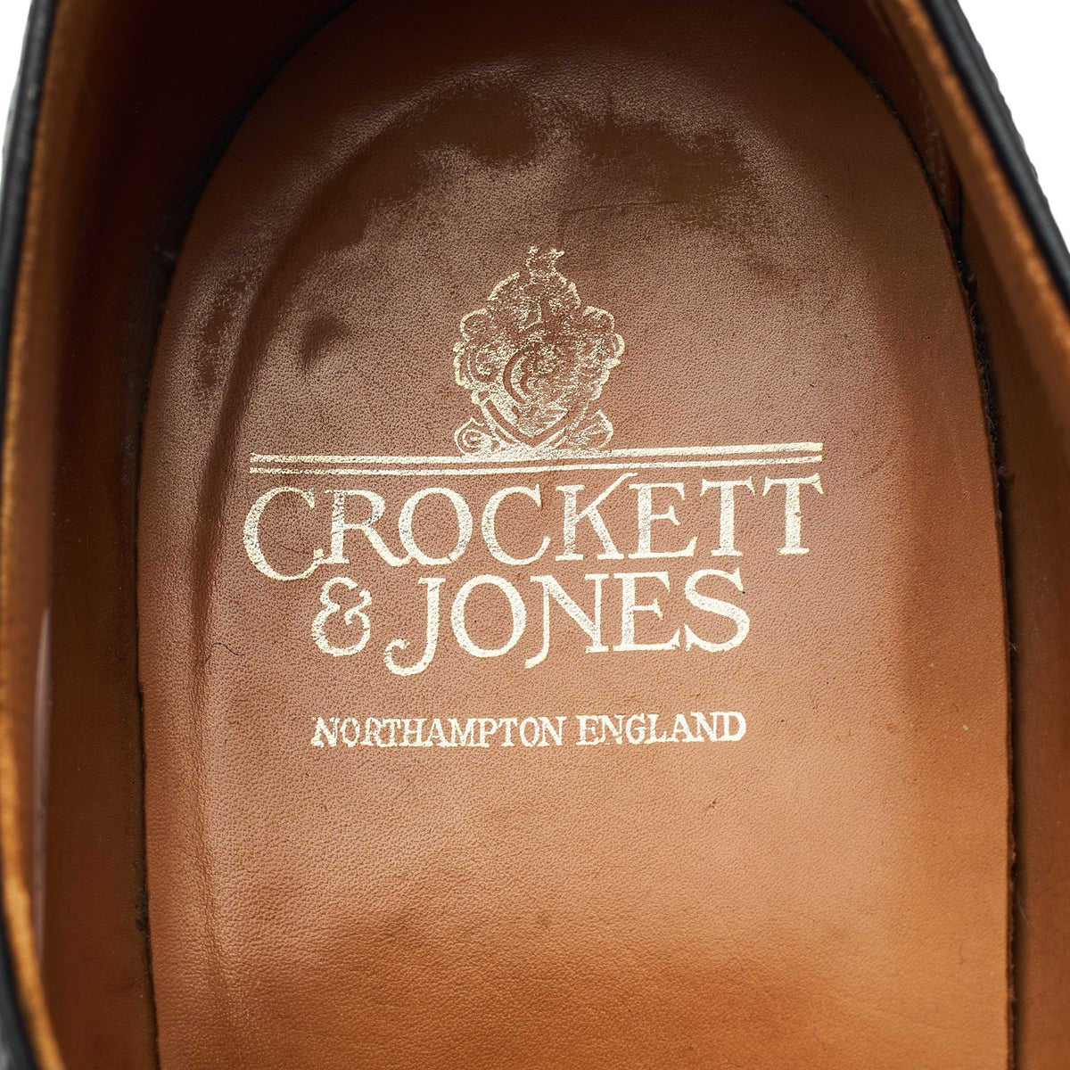 'Westfield' Black Leather Oxford Brogues UK 8 F