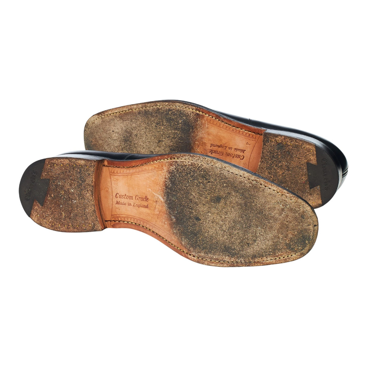 'Consul' Black Leather Oxford UK 7.5 F