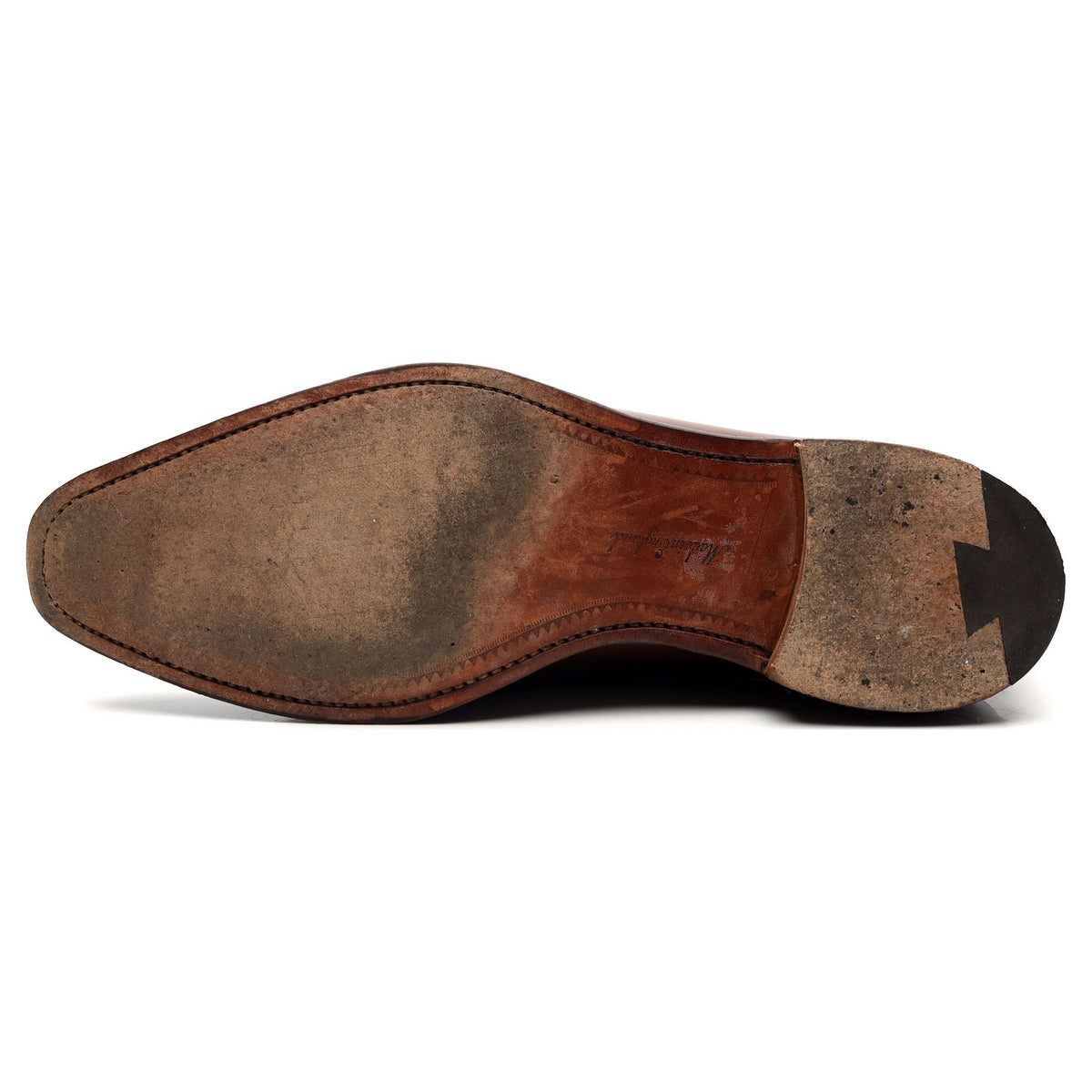 &#39;Cheltenham&#39; Brown Tassel Leather Loafers UK 8.5 F