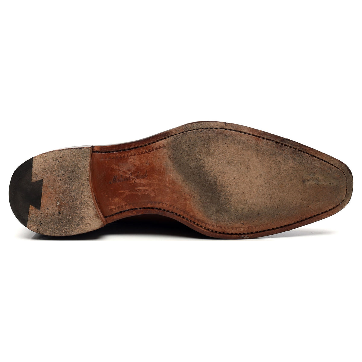 &#39;Cheltenham&#39; Brown Tassel Leather Loafers UK 8.5 F