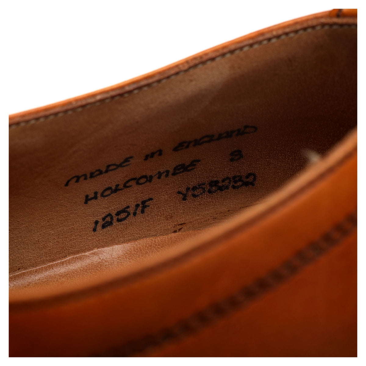 Herring &#39;Holcombe&#39; Tan Brown Leather Derby UK 8 F