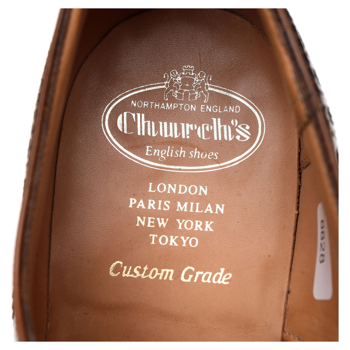 &#39;Burwood&#39; Brown Leather Oxford Brogue UK 9 G