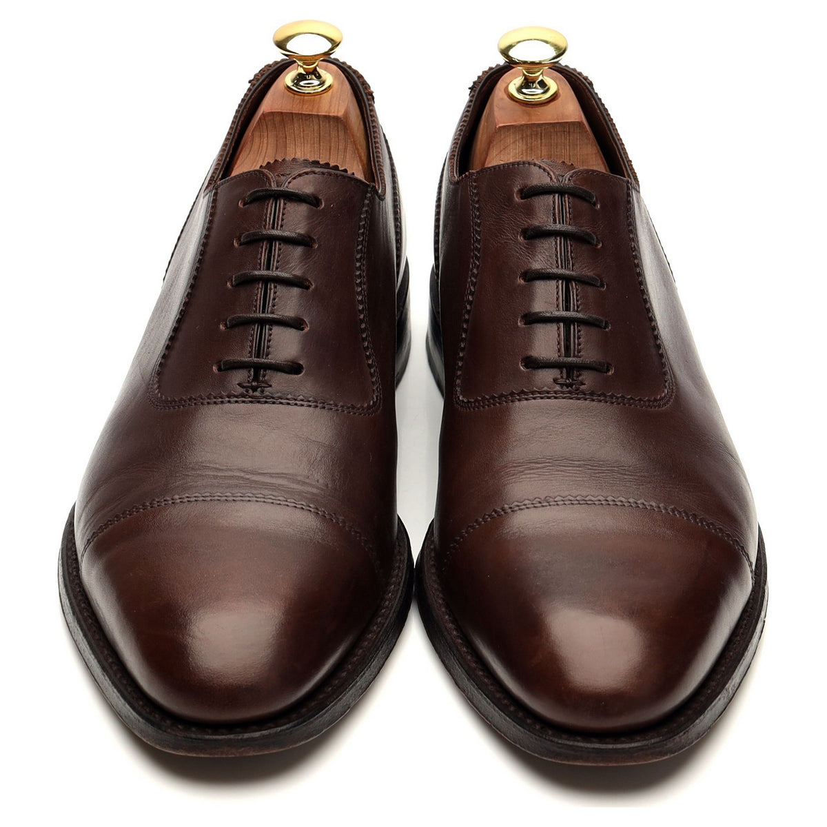 1880 Legacy &#39;Evans&#39; Brown Leather Oxford UK 8 F