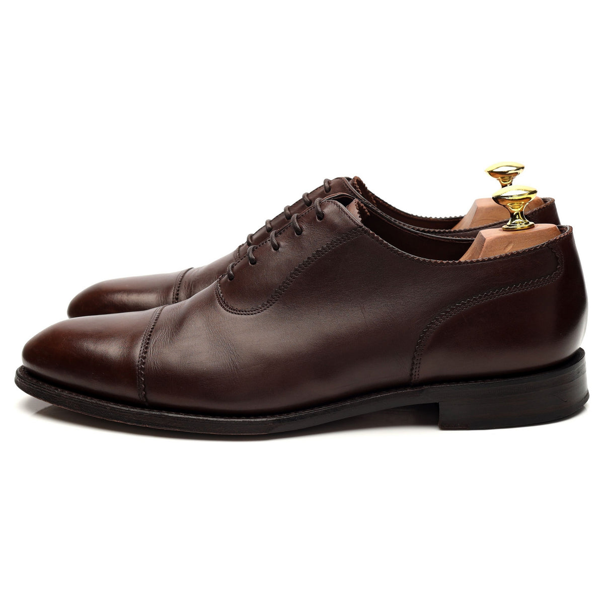 1880 Legacy &#39;Evans&#39; Brown Leather Oxford UK 8 F