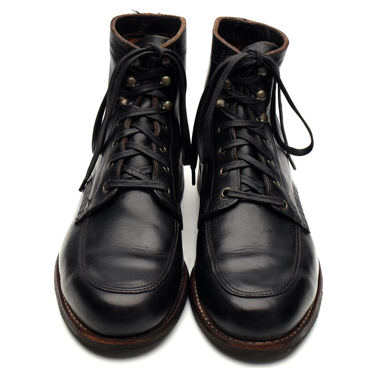 1000 Mile Black Leather Boots UK 8 US 9 D