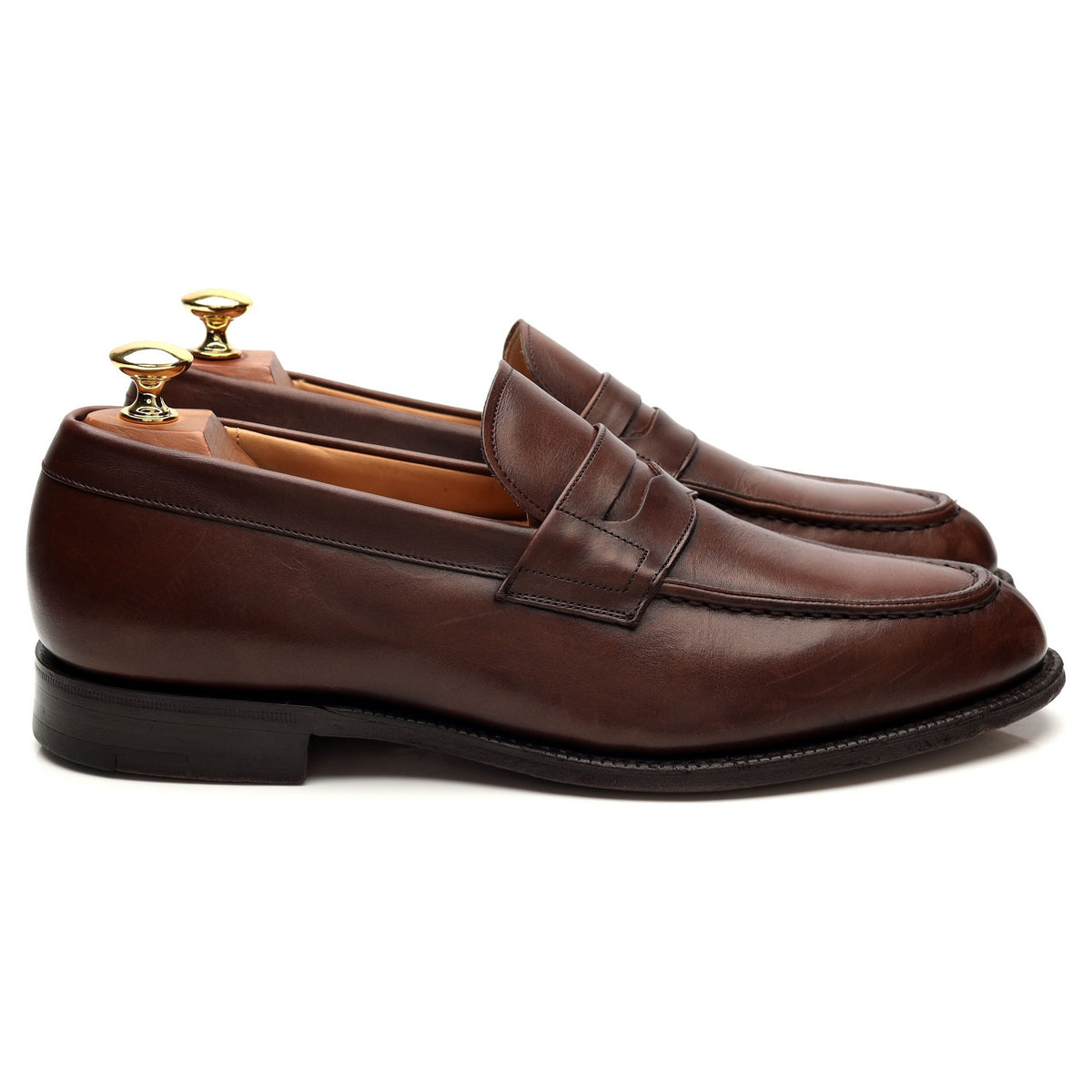 &#39;Darwin&#39; Brown Leather Loafer UK 9 F