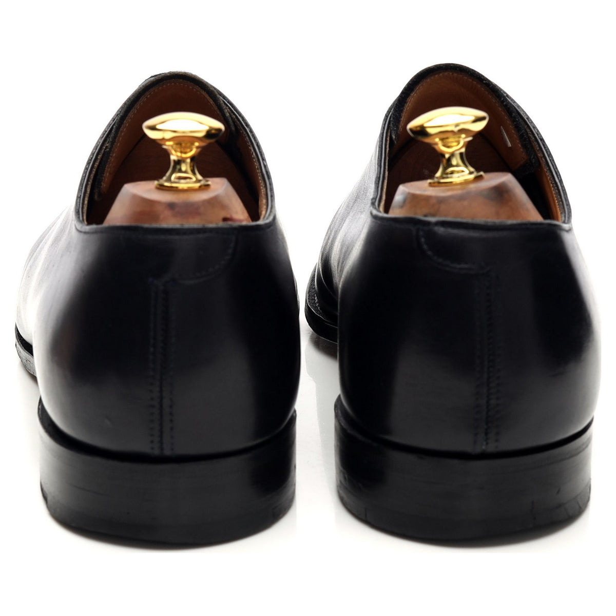 &#39;Berkeley II&#39; Navy Blue Leather Wholecut Oxford UK 11 F