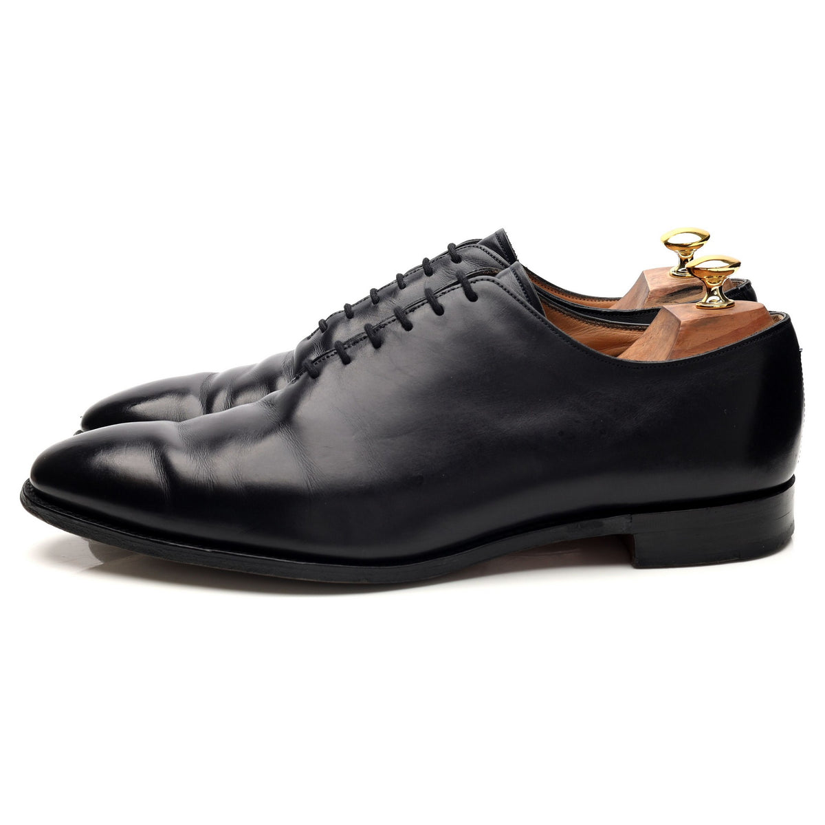 &#39;Berkeley II&#39; Navy Blue Leather Wholecut Oxford UK 11 F