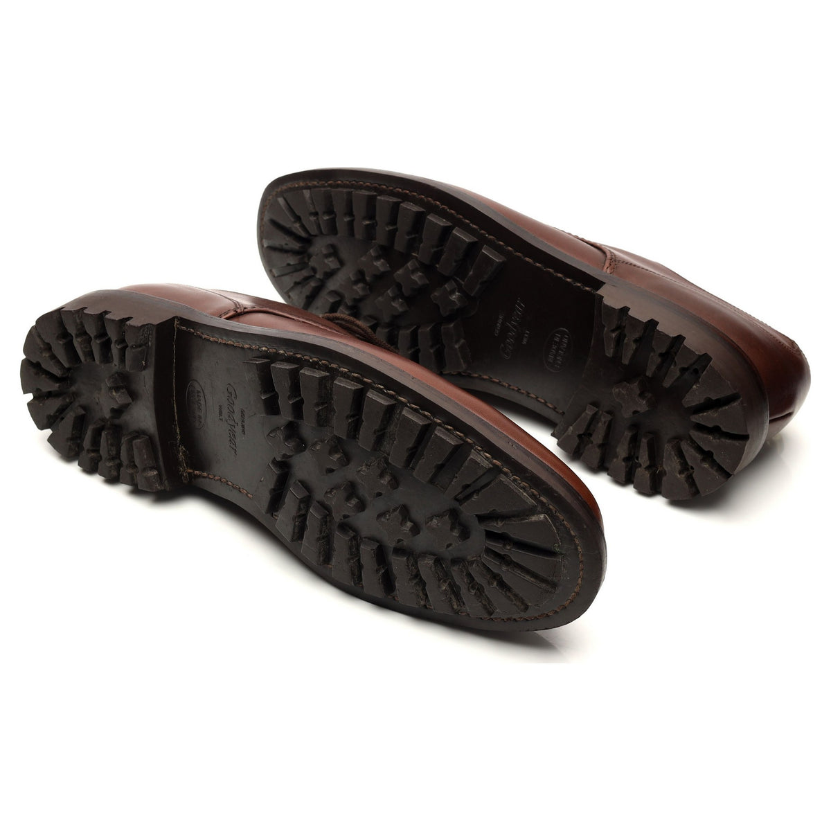 &#39;Epsom&#39; Brown Leather Derby UK 9.5 F