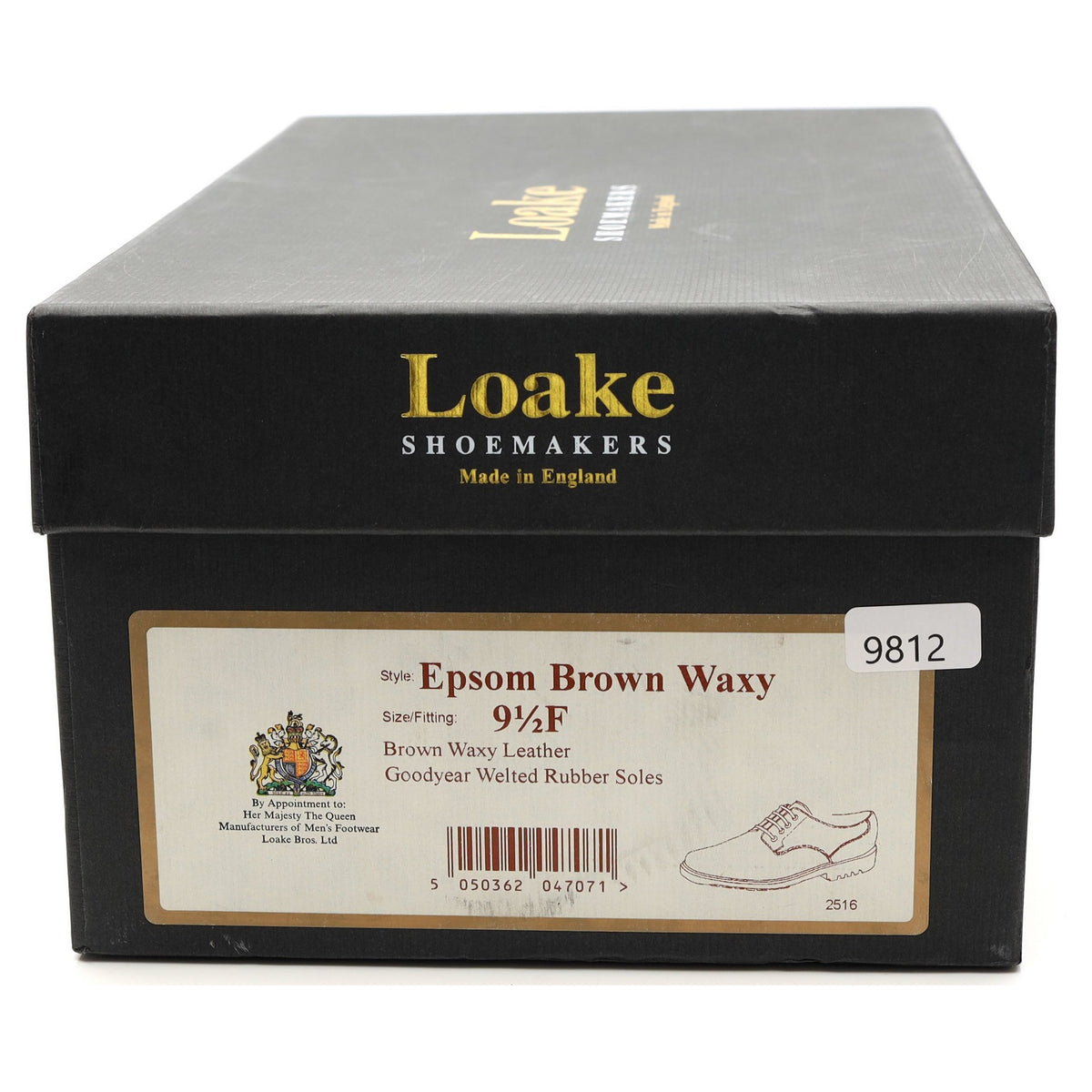 &#39;Epsom&#39; Brown Leather Derby UK 9.5 F