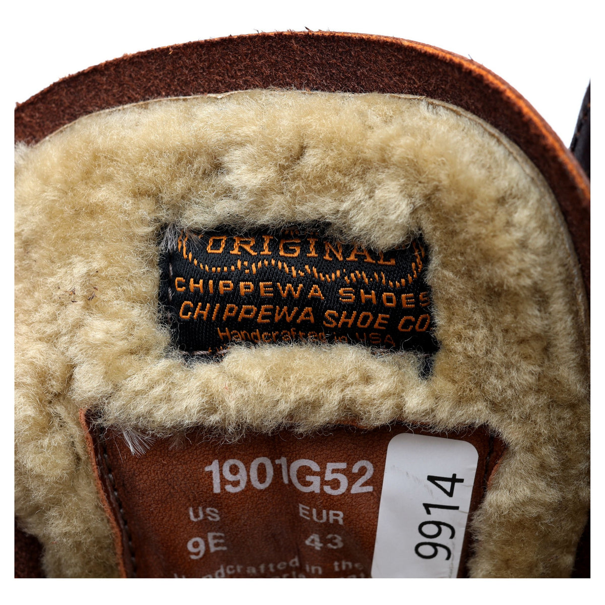 &#39;1901G52&#39; Brown Leather Tan Suede Boots UK 8 US 9 E