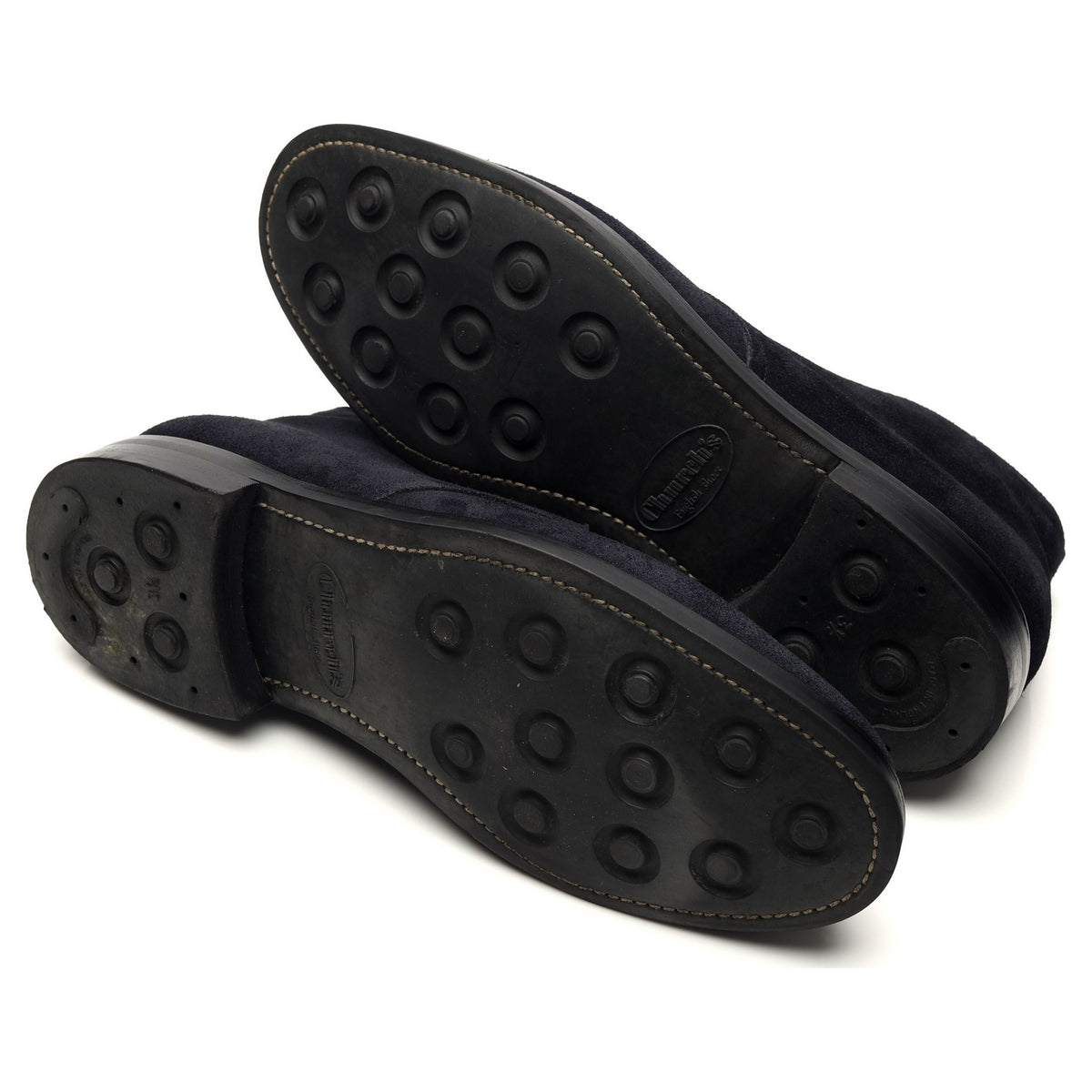 &#39;Ryder 3&#39; Navy Blue Suede Chukka Boots UK 10 F
