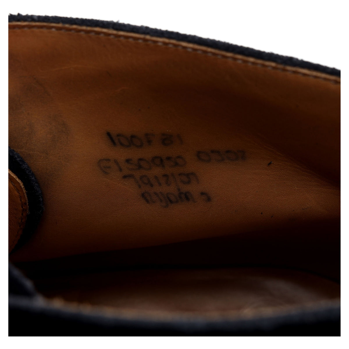 &#39;Ryder 3&#39; Navy Blue Suede Chukka Boots UK 10 F