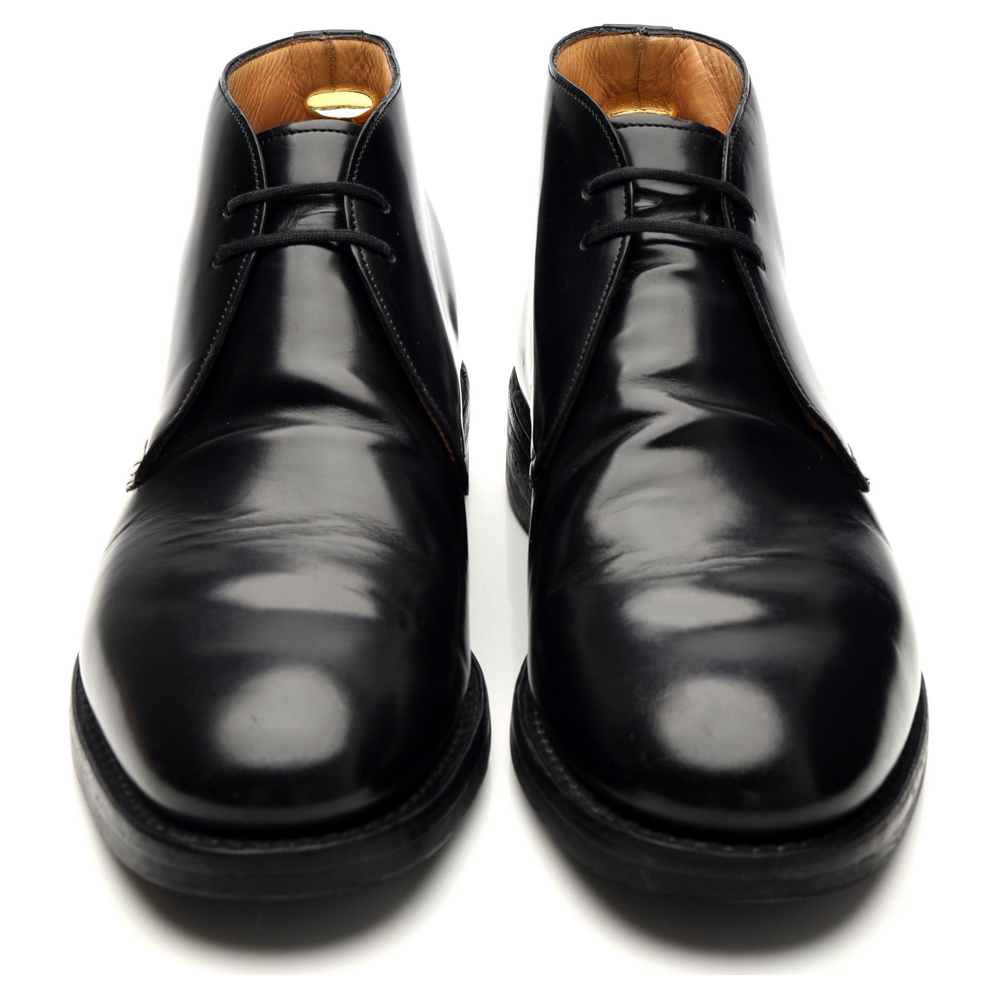 ライダー3」ブラックレザーチャッカブーツ 7G - Abbot's Shoes ライダー3」ブラックレザーチャッカブーツ 7G - Abbot's Shoes