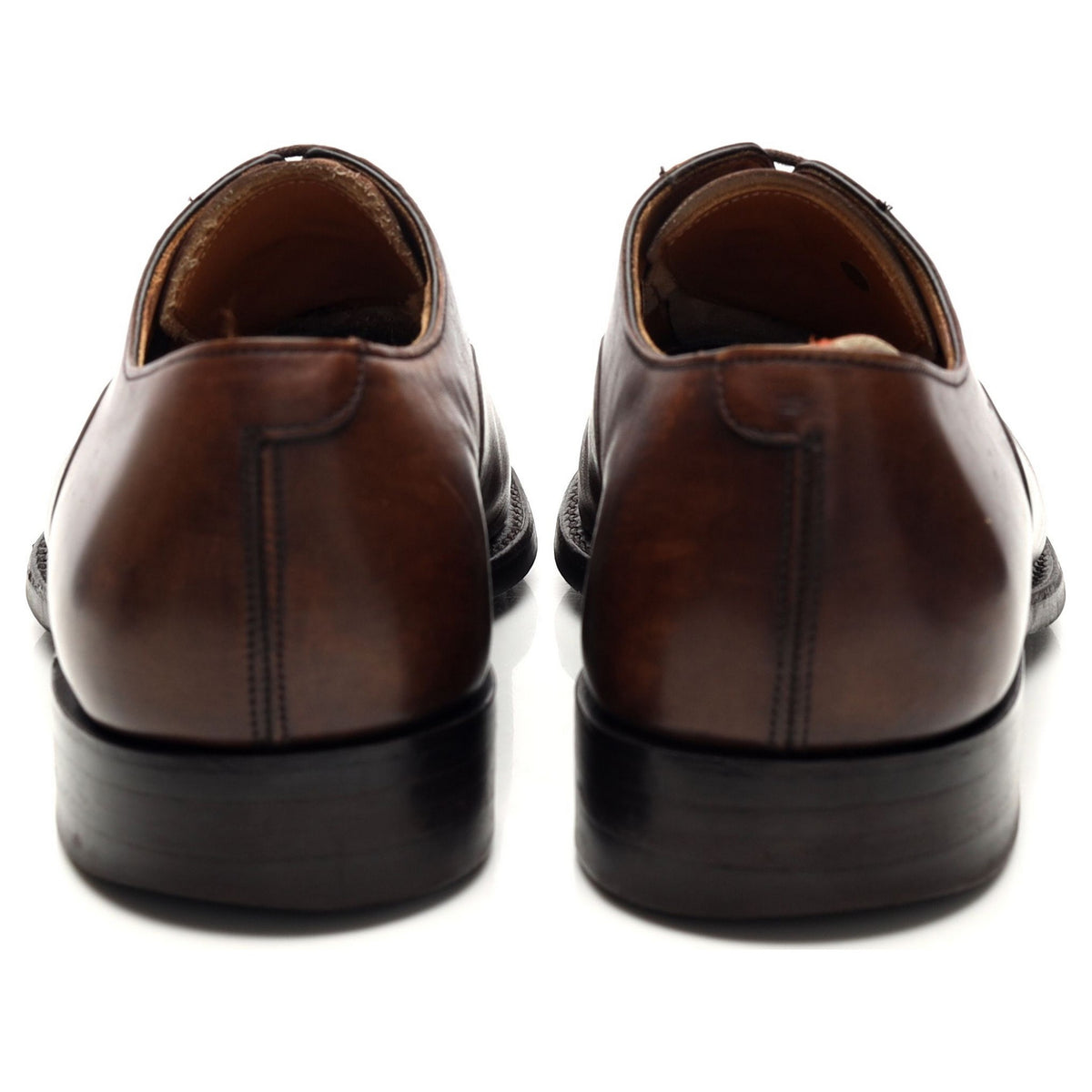 &#39;Alfred&#39; Dark Brown Leather Oxford UK 7.5 F