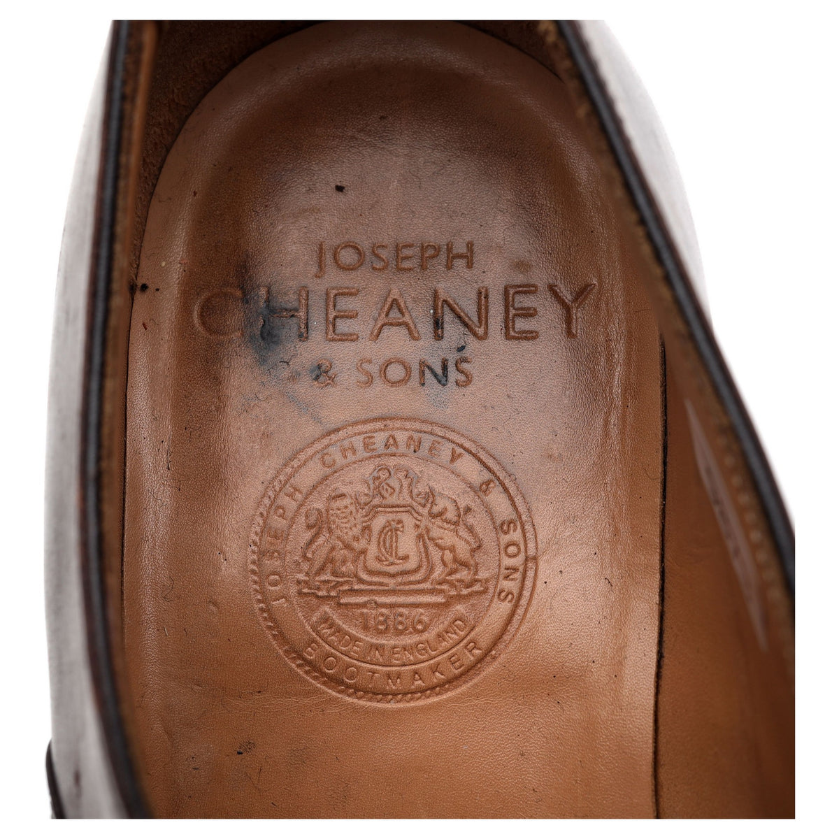 &#39;Alfred&#39; Dark Brown Leather Oxford UK 7.5 F