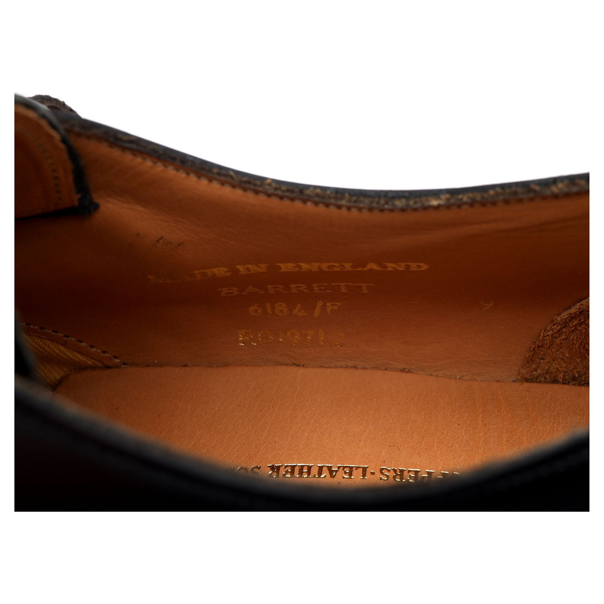 &#39;Barrett&#39; Black Leather Double Monk Strap UK 9 F