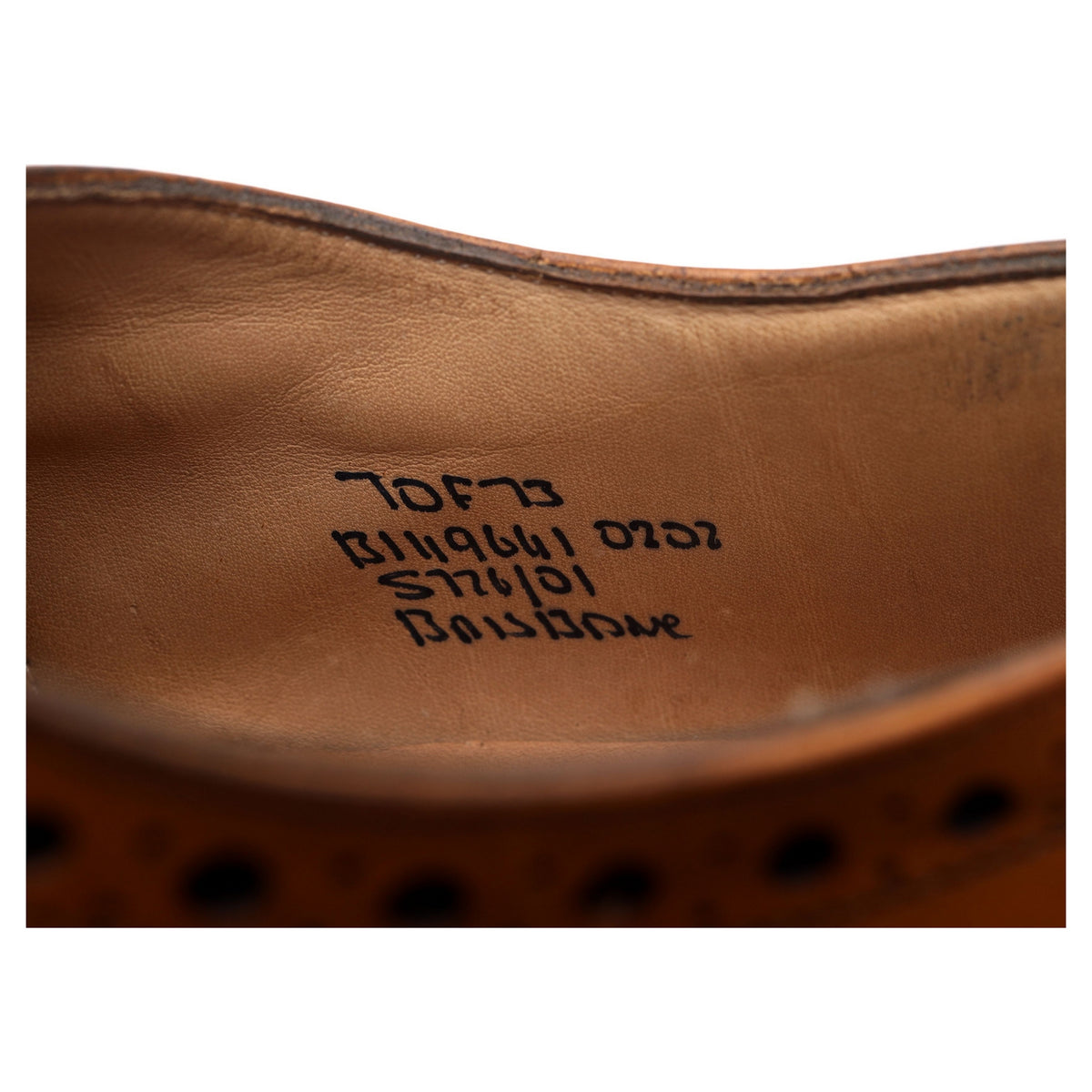 Brisbane' Tan Brown Leather Brogues UK 7 F - Abbot's Shoes
