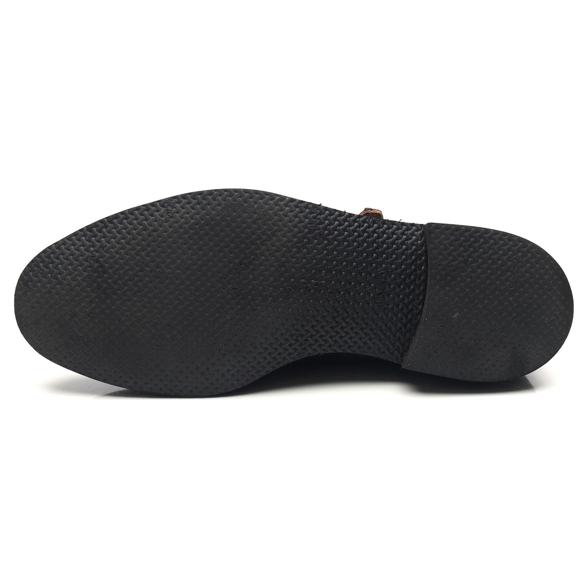 &#39;Whitby&#39; Dark Brown Suede Double Monk Straps UK 8 E