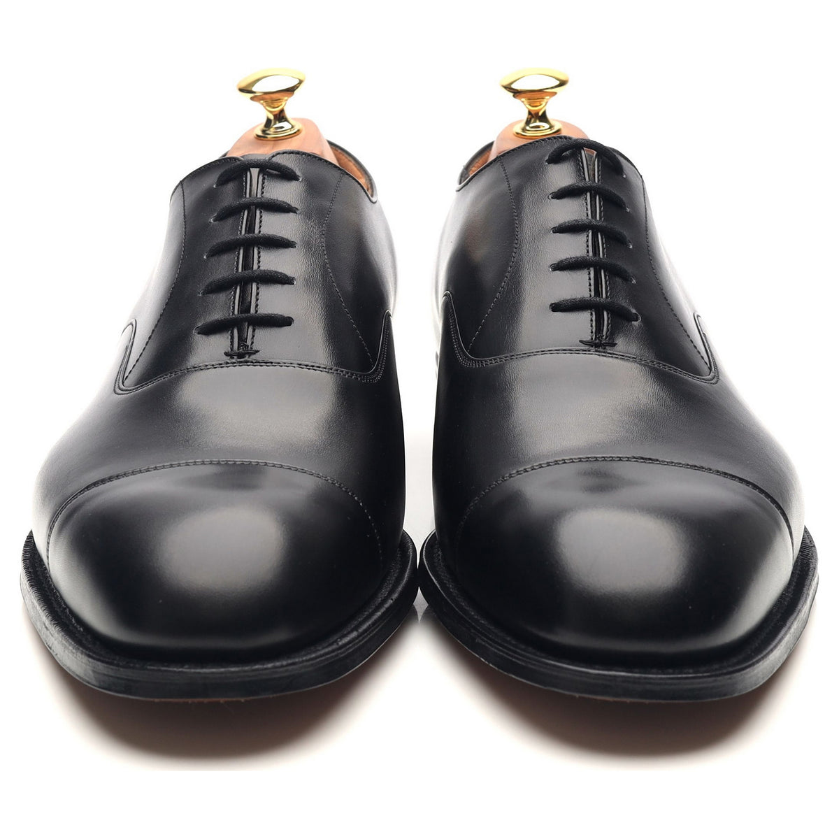 &#39;Consul&#39; Black Leather Oxford UK 10 G