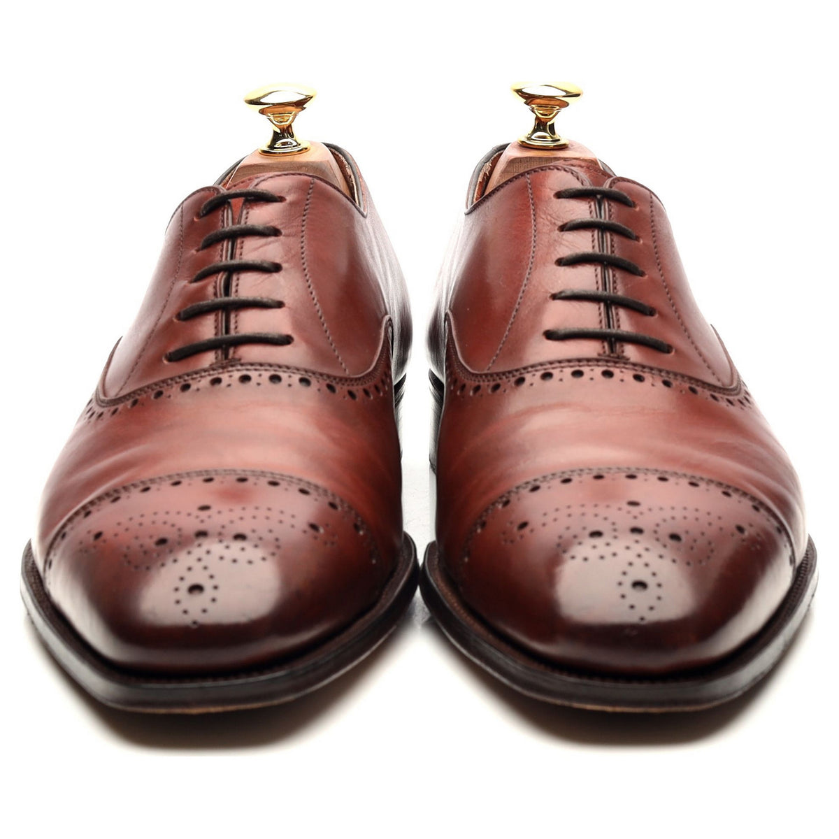 Brown Leather Oxford Brogues UK 9.5 E