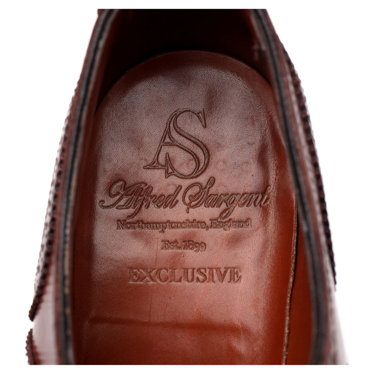 &#39;Hunt&#39; Brown Leather Oxford Brogues UK 9 F