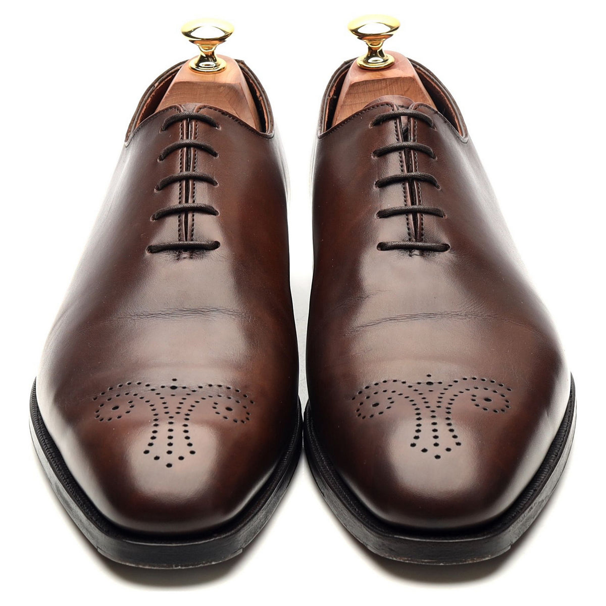 &#39;Weymouth&#39; Brown Leather Oxford UK 9 E