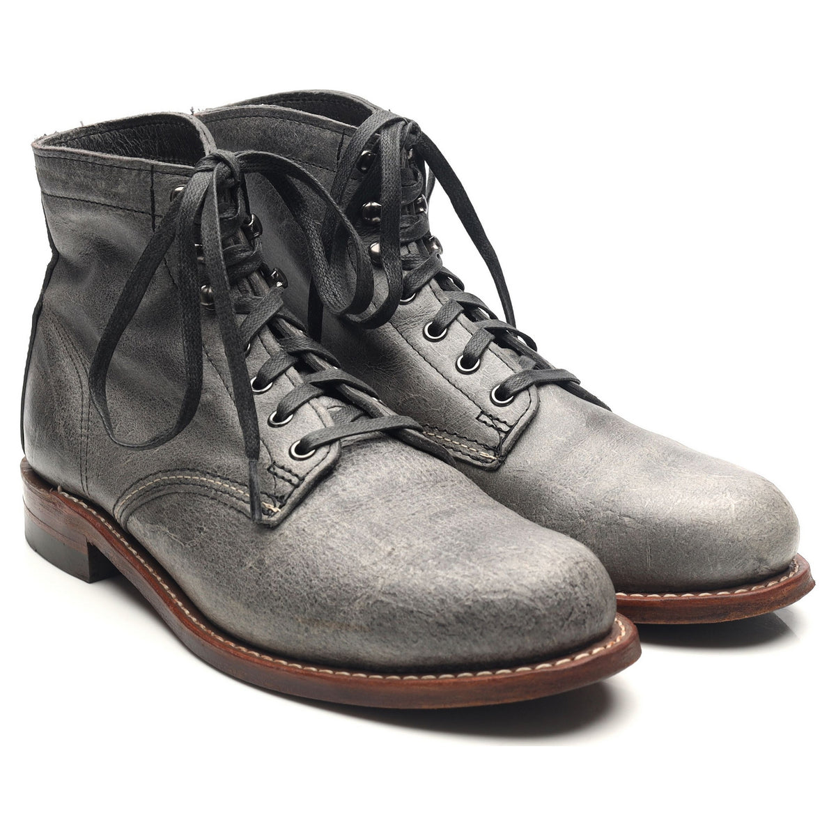 Wolverine 1000 store mile grey suede