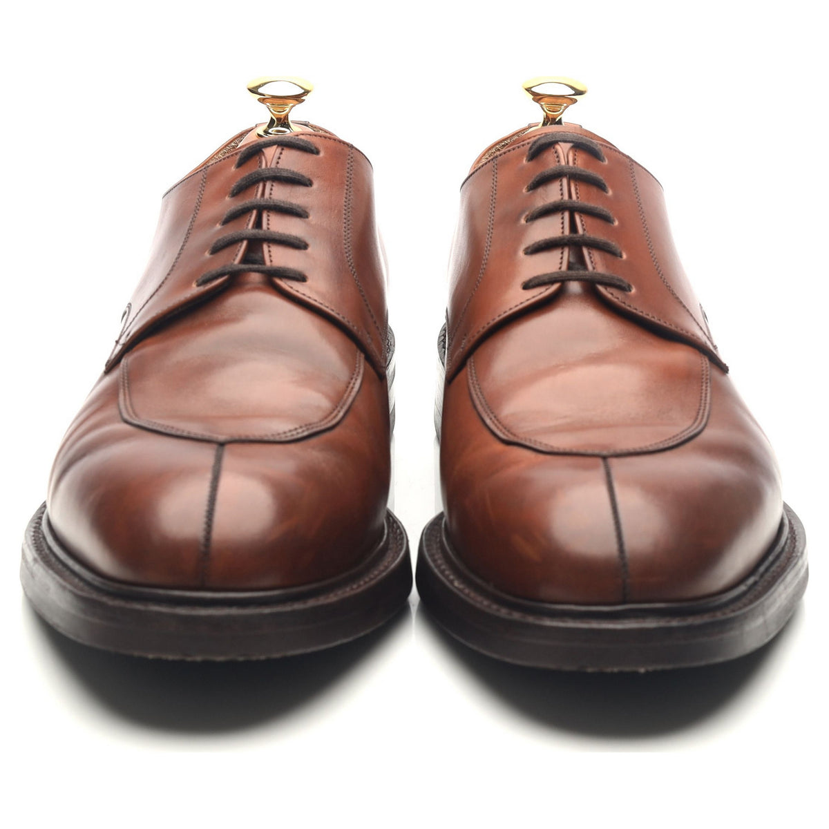 &#39;Northwood&#39; Brown Leather Split Toe Derby UK 9.5 G