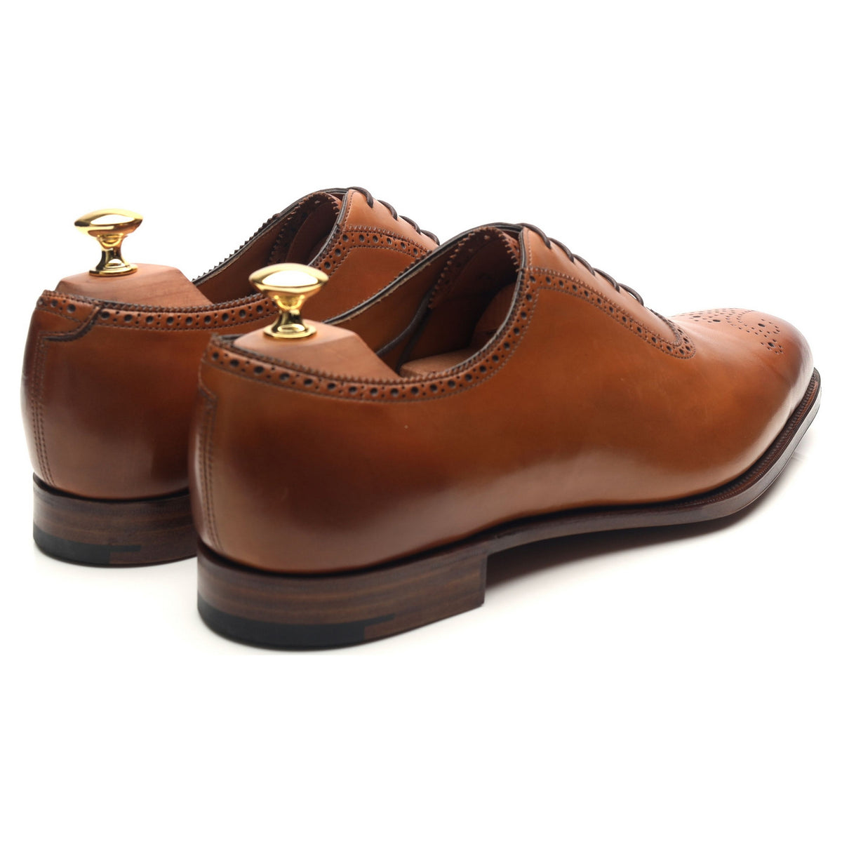 &#39;Walcot&#39; Tan Brown Leather Oxford UK 9.5 E