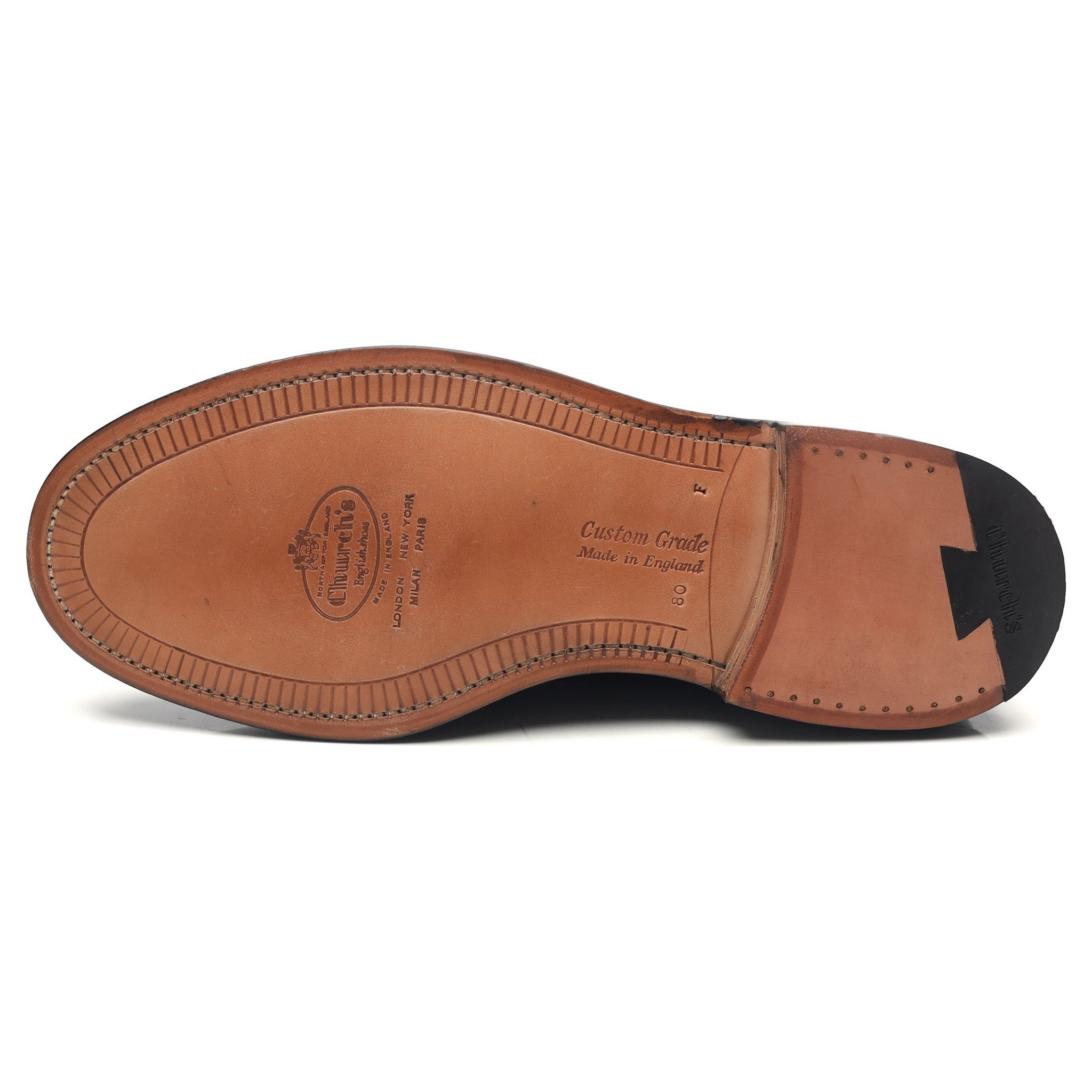 Shannon' Black Leather Derby UK 8 F - Abbot's Shoes