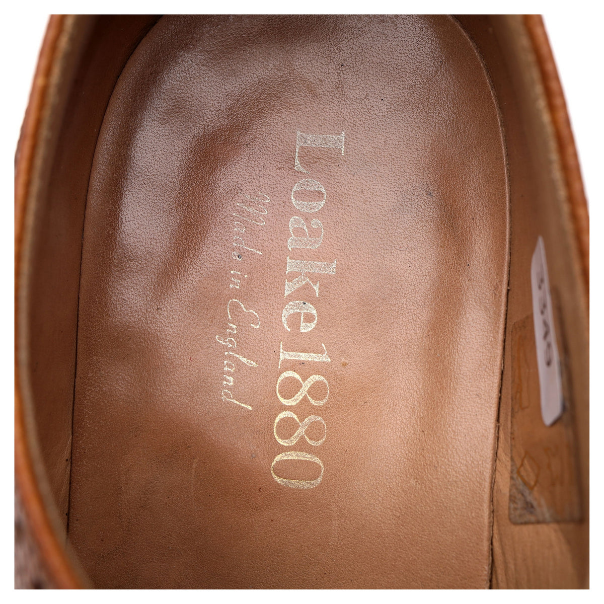 1880 &#39;Prestbury&#39; Tan Brown Leather Derby Brogues UK 9 F