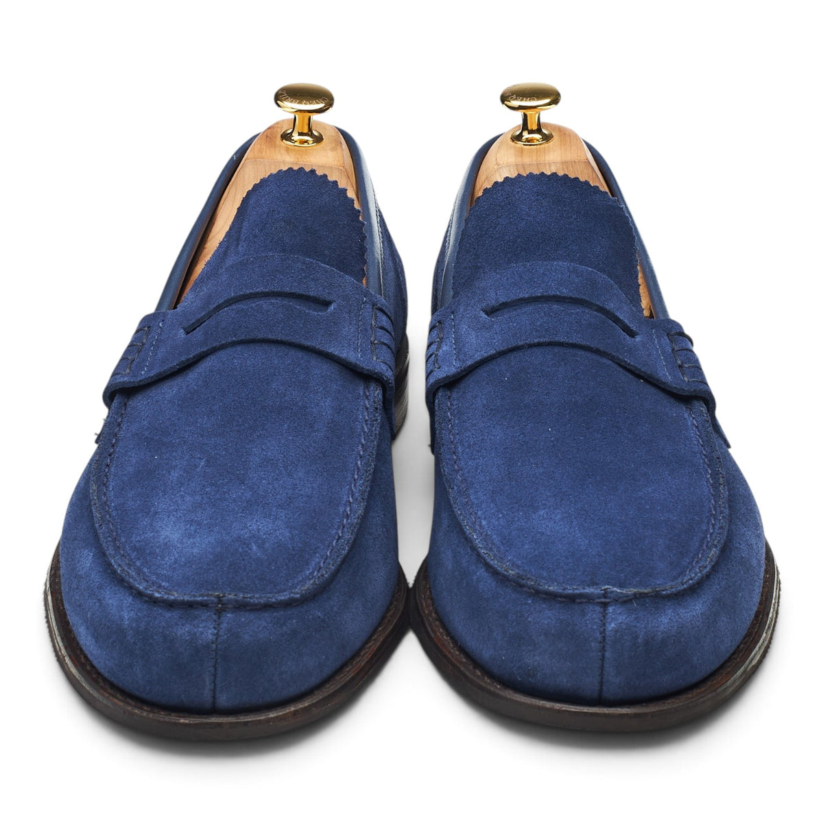 'Dover D' Blue Suede Loafers UK 12 F