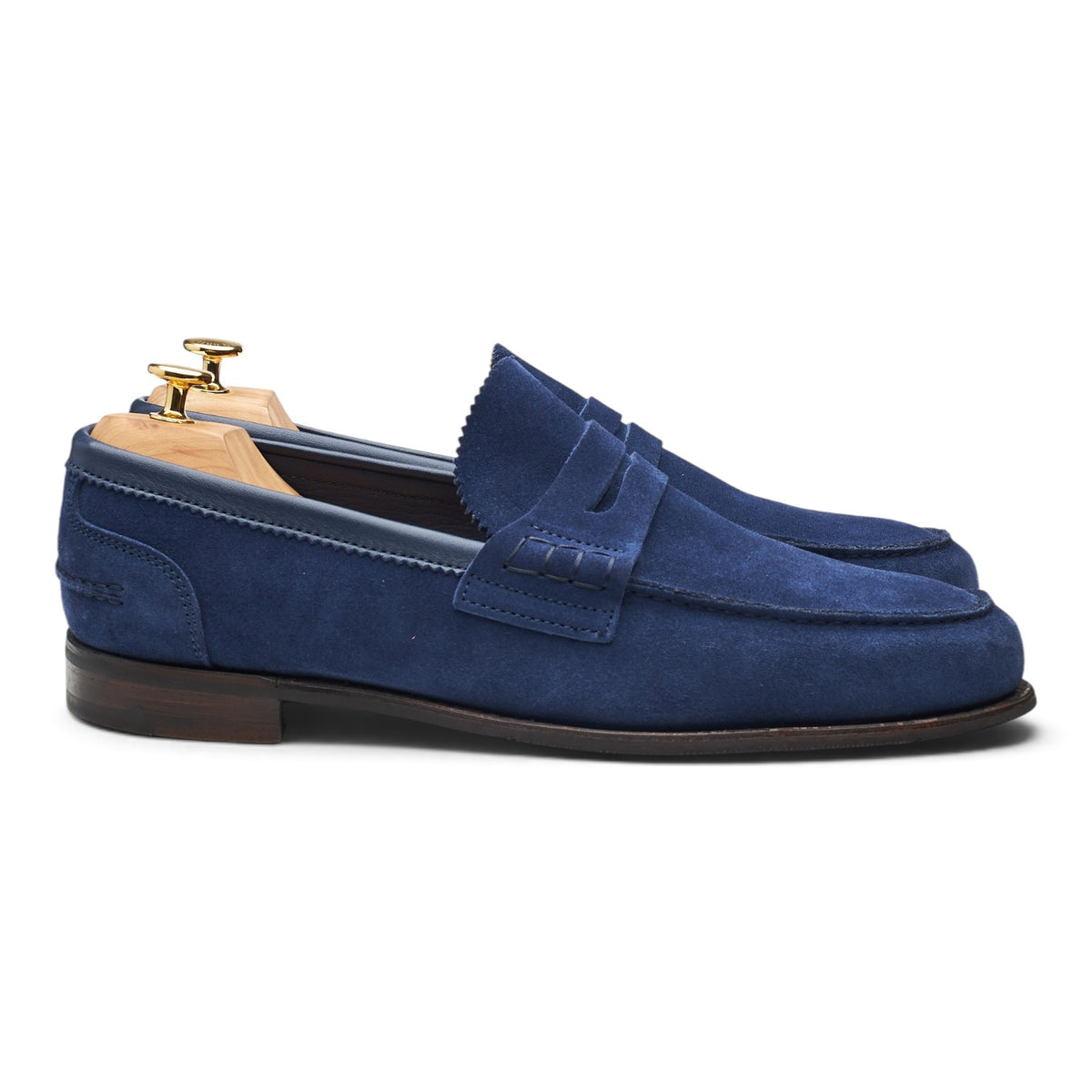 'Dover D' Blue Suede Loafers UK 12 F