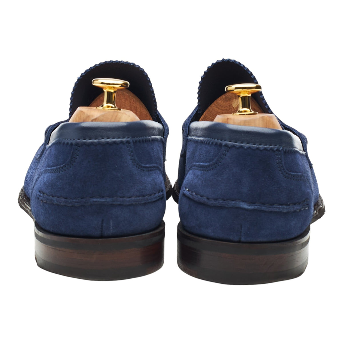 'Dover D' Blue Suede Loafers UK 12 F