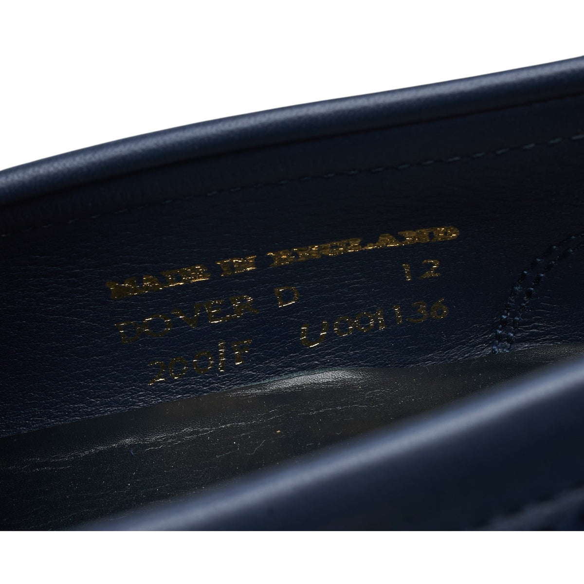 'Dover D' Blue Suede Loafers UK 12 F