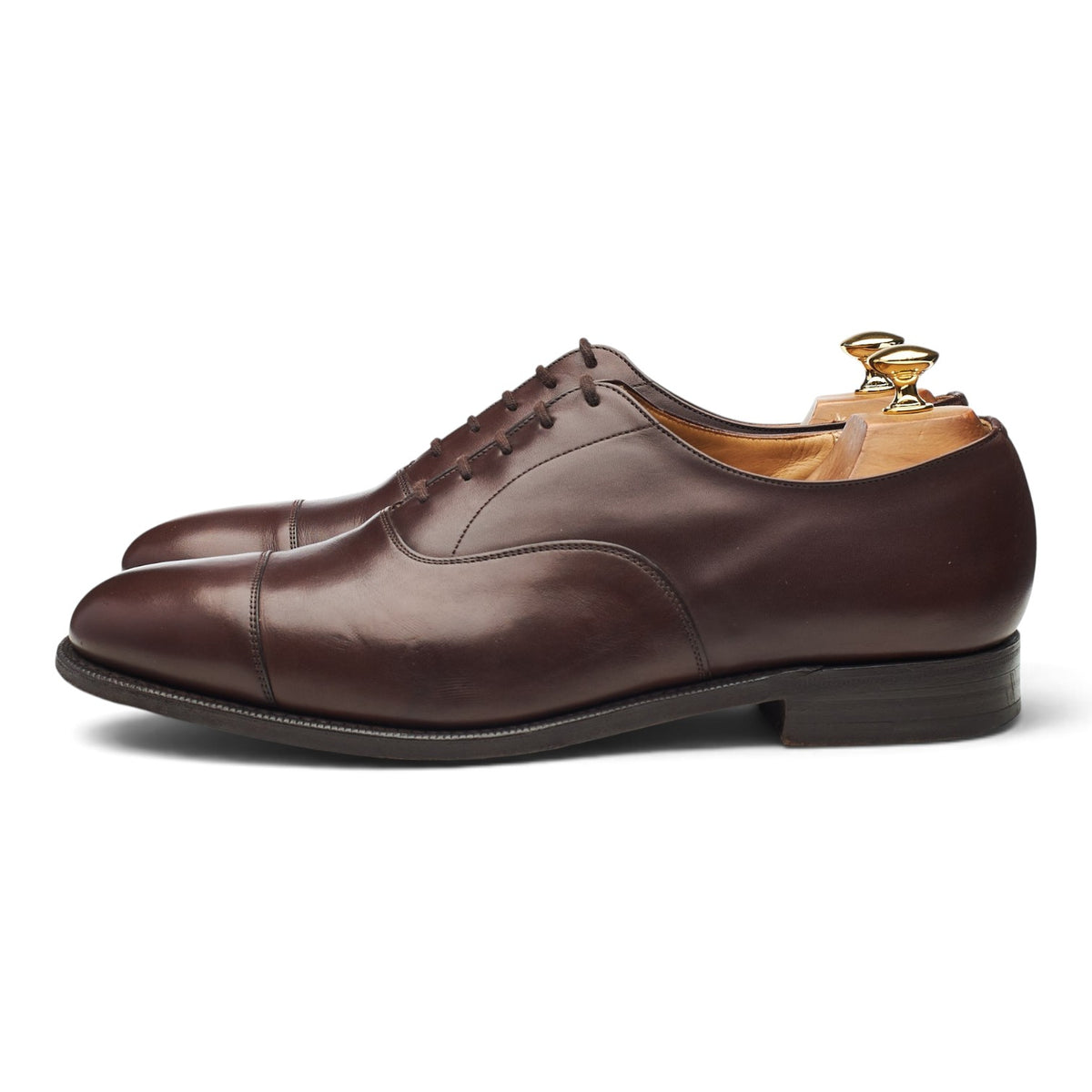 'Balmoral' Dark Brown Leather Oxford UK 10 F