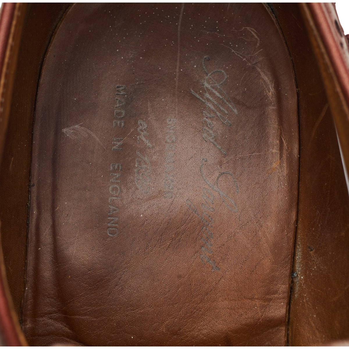 'Berwick' Tan Brown Leather Derby Brogues UK 9.5 FX