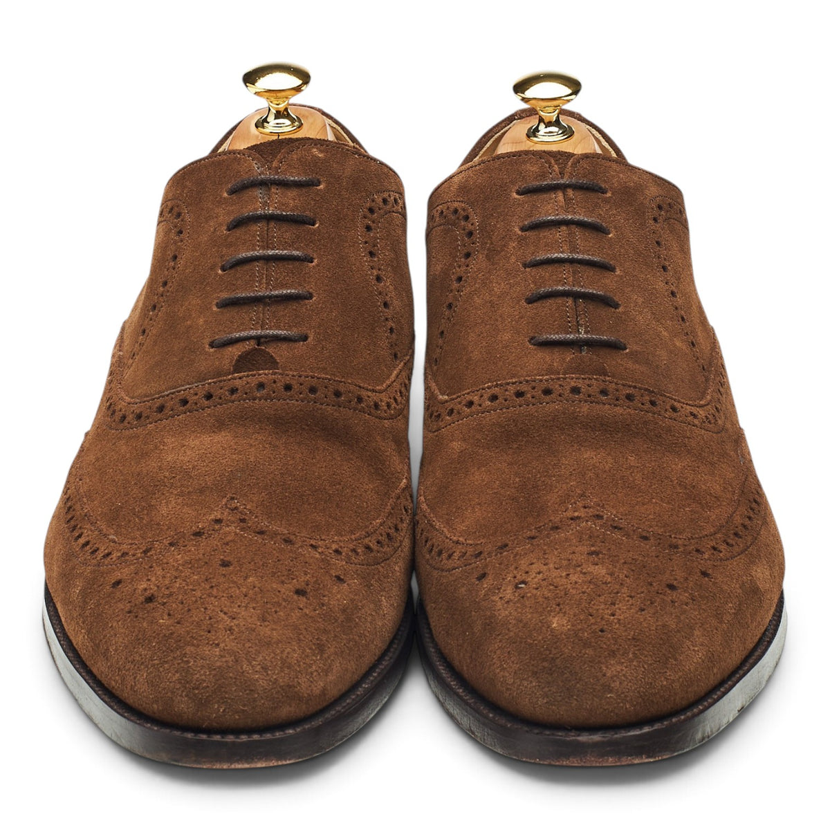 'Hampstead' Brown Suede Oxford Brogues UK 12 G
