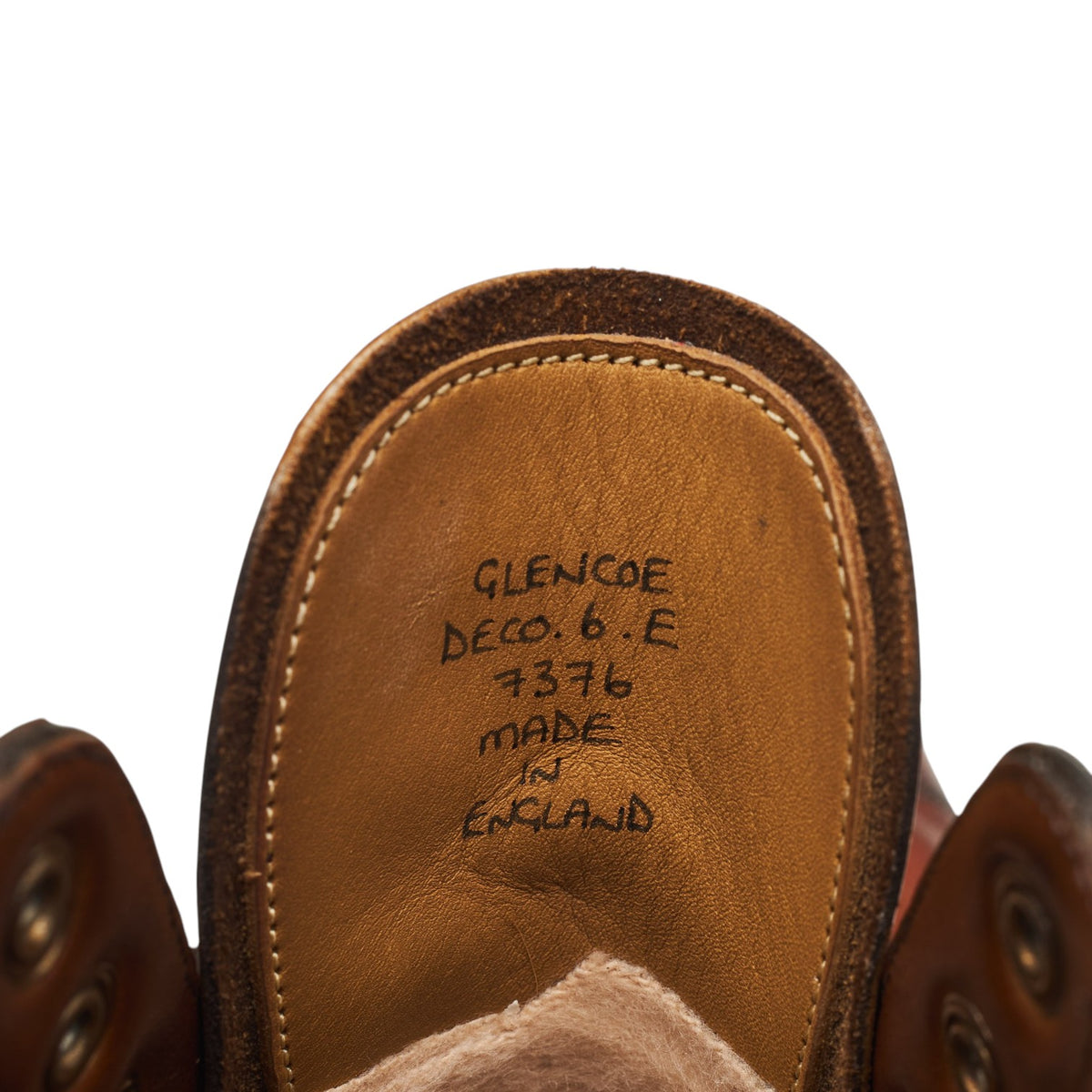 Deco 'Glencoe' Tan Brown Leather Boots UK 6 E