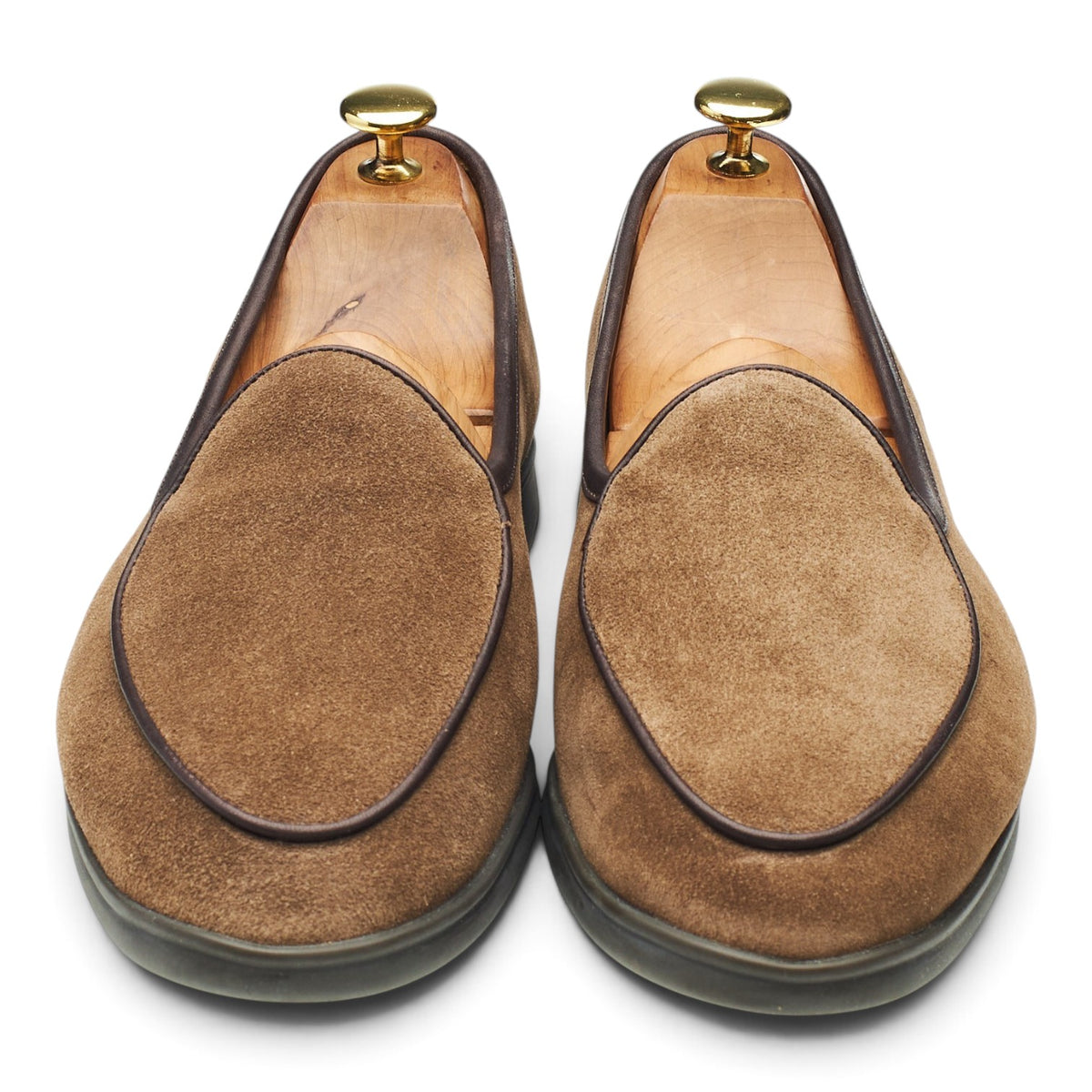 'Sagan Stride' Brown Suede Loafers UK 8 / UK 8.5