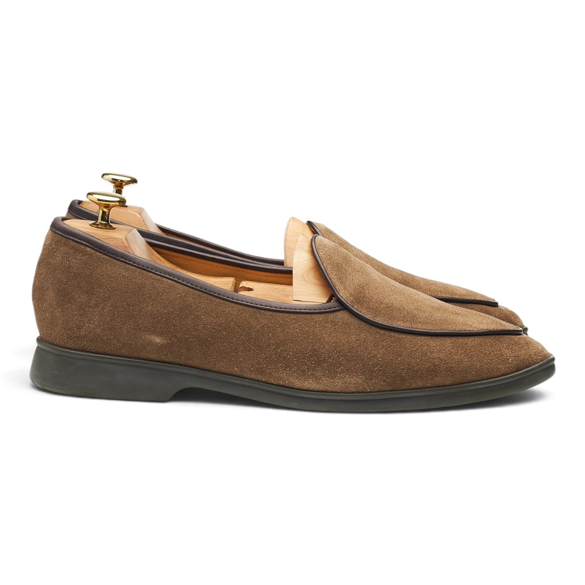 'Sagan Stride' Brown Suede Loafers UK 8 / UK 8.5