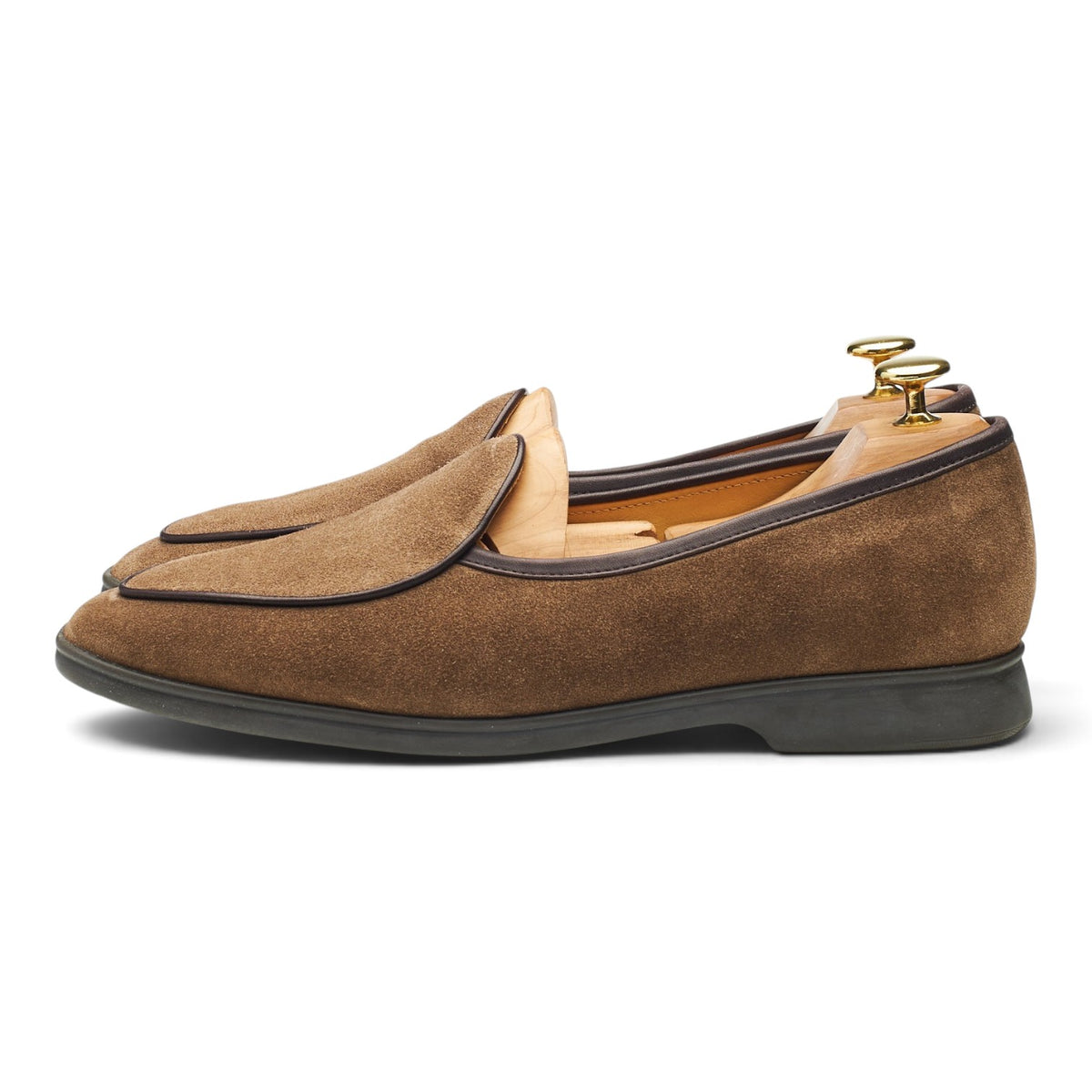'Sagan Stride' Brown Suede Loafers UK 8 / UK 8.5